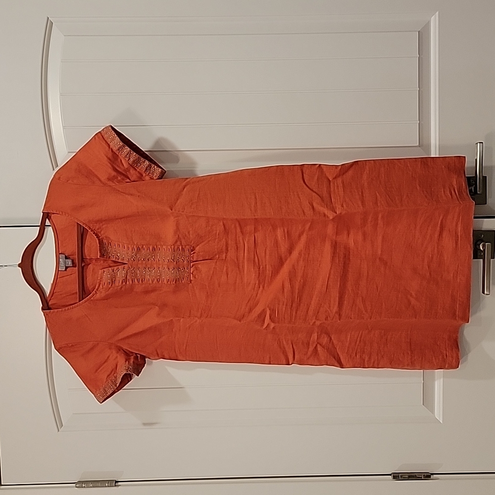J Jill linen shift dress